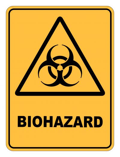 Biohazard Caution Safety Sign