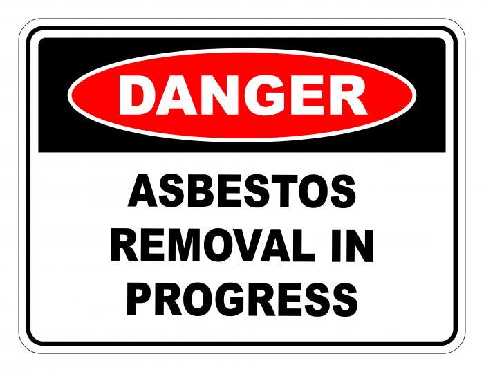 Danger Asbestos Removal In Progress Safety Sign