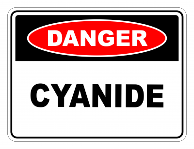 Danger Cyanide Safety Sign