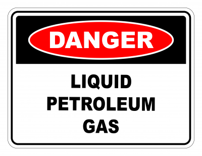 Danger Liquid Petroleum Gas Safety Sign