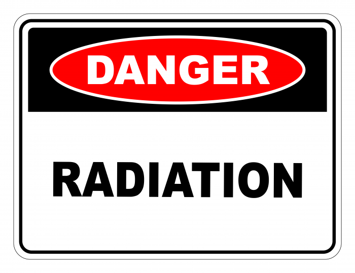 Danger Radiation Safety Sign