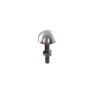 Small Dome skateboard deterrent with nut