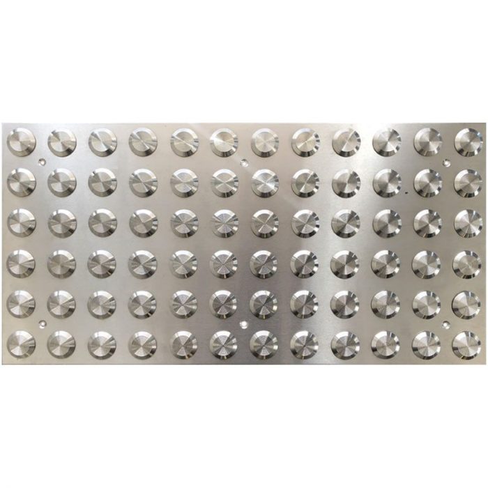 TI1050 - Stainless Steel Tactile Indicator Plates