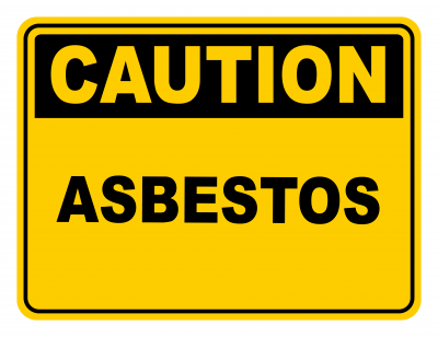 Asbestos Warning Caution Safety Sign