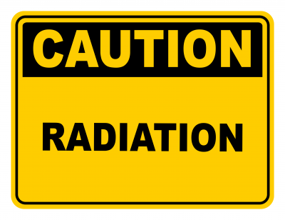 Radiation Warning Caution Safety Sign