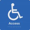 blue-and-white-plastic-accessible-access-sign